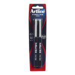 Artline 200 peenike pliiats 0,4 mm 2 tk (Must)