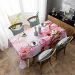 Akvarell Sakura laudlina p&uuml;hadekaunistused Veekindlad ristk&uuml;likukujulised laudlinad Pulmakaunistused lauakate 4pcs 33x48 Table mat