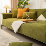 Universaalne diivanikate &scaron;enillkangast &uuml;hev&auml;rviline triibuline elutoa diivanipadi Lihtne libisemiskindel diivanipadi k&auml;etugi seljatugi 30x50 pillowcase 1pc armee roheline v&auml;rv