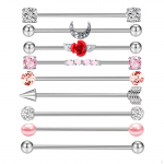 Industrial Earrings for Barbell Style ewelry Body Bar Jewelry