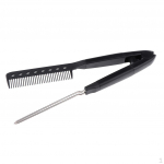 Sirgendav kamm juuksehari sirgendavale juuksurile - must