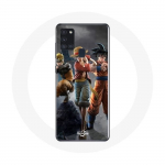 &Uuml;mbris Samsung Galaxy A21s Goku naruto Luffy &uuml;heosalise Dragon Ball z 3D Anime manga jaoks