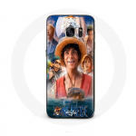 &Uuml;mbris Samsung Galaxy S7 Edge One Piece Luffy plakatitegelaste kunsti 1. hooajale