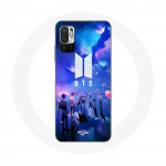 Coque pour Xiaomi Redmi Note 10T 5G Bangtan Sonyeondan BTS Fanart Logo