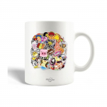 Mug en C&eacute;ramique Graffiti Animaux De Dessin Anim&eacute; Abstrait