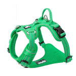Lemmikloomarakmed Lillelised No Pull Puuvillane Kangas Hingav ja Peegeldav Pehme Kassid Koerad V&auml;ikesed Keskmised K&otilde;ndimine Jooksmine XS Chest 33-43cm roheline