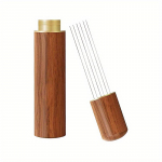 6-pin naturaalsest puidust kohvit&ouml;&ouml;riist: Ideaalne koju, kohvikusse, restorani ja kontorisse espresso levitamiseks! 6 Needles