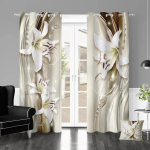 2 tk Golden Peacock kardin &Otilde;ppetuba K&ouml;&ouml;k Elutuba &Uuml;hiselamu varraste tasku Top Aknakatted Magamistoa tarvikud Kodusisustus W120xH270(CM)x2PCS-Grommet Top