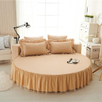 Star Hotel Supplies Puuvillane &Uuml;mar Voodiseelik &Uuml;ksik Puuvillane Pitsiline &Uuml;mar Voodiseelik Hotelli Kolmeosaline Komplekt 2M brown