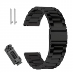 22 mm 20 mm roostevabast terasest rihm Samsung Galaxy 6 3 4 5 5Pro Classic 47 mm metallrihm Huawei GT 4 46 mm Amazfit Bip/GT/GTS/GTR jaoks 20mm must