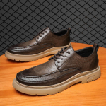 Mood Meeste vabaaja nahast kingad Madala otsaga nahast kingad 39 must