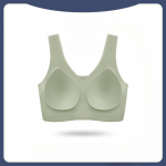 &Otilde;mblusteta pesu naiste &uuml;lisuur mugav integreeritud fikseeritud kauss &uuml;li&otilde;huke ja hingav vestistiilis ilus seljarinnahoidja ilma terasr&otilde;ngata M must