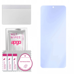 apgo Ultra-Clear 9H Hybrid protective glass compatible with Tecno Pova 4, flexible nano glass, great replacement for tempered glass, scratch-resistant