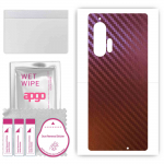 apgo skin sticker film foil vinyl for the BACK compatible with Motorola Edge Plus, scratch-resistant, easy to install - Carbon Chameleon CAKA5