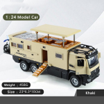 1/24 Benz NOMADISON sulamist haagissuvila mudeli maastikus&otilde;iduki simulatsiooni heli ja valguse tagasit&otilde;mmatav m&auml;nguasi autopoiste kollektsiooni kaunistus kingitus 1/24-Size:23*6.3*10cm