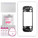 apgo skin sticker film foil vinyl for the BACK compatible with Steam Deck, scratch-resistant, easy to install - Black Honeycomb