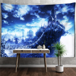 Ps&uuml;hhedeelne džunglimaja seinavaip Seinaripp N&otilde;idus B&ouml;&ouml;mi stiilis Hipi Tapizi kunst Esteetika Ruumi kodukaunistus 95x70cm