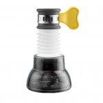 Segistifilter 360 kraadi p&ouml;&ouml;ratav tugevdatud r&otilde;ngaga veepuhastaja, vastupidav pritsmekindel k&ouml;&ouml;gikraanifilter kodurestorani jaoks must