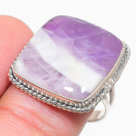 Looduslik Tiffany kivi v&auml;&auml;riskivi 925 prooviga h&otilde;bedast ehtes&otilde;rmus S.8 Q9B98