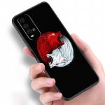 Animal Wolf Art silikoonist telefoni&uuml;mbris Xiaomi Redmi Note 11 10 9 8 Pro 11T 10T 10S 9S 8T 9 9A 9C 9T must pehme kaanega Coque jaoks Redmi 8