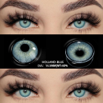 EYESHARE Loodusliku v&auml;rvi l&auml;&auml;tsed Silmad 2tk V&auml;rvilised kontaktl&auml;&auml;tsed silmadele Blue Beauty Kontaktl&auml;&auml;tsed Aastased kosmeetilised v&auml;rvilised l&auml;&auml;tsed