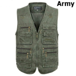 Uus disain Meeste mitme taskuga vest, teksadest v&auml;lisjope reisimiseks matkamiseks jahiks kalap&uuml;&uuml;giks L-7XL suures suuruses puuvillane jope vabaaja mitme taskuga XL khaki