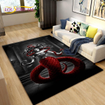 3D Medusa Madu Gorgon Vaip Suur,Vaip Elutuppa Magamistuppa Diivani Ees Uksematt Kaunistus,laste M&auml;ng Libisemiskindel P&otilde;randamatt 80x120cm