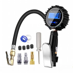 Digitaalne rehvir&otilde;hum&otilde;&otilde;diku tester pumbaja 200 PSI &uuml;lit&auml;pne &otilde;hur&otilde;hum&otilde;&otilde;tur ja LCD-ekraan autodele, veoautodele, mootorratastele, haagismaasturitele LV12 17.98*7.39*3.68cm,light