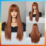 2024 Euroopa Mood Pikk Sirge Parukas Naistele HW936