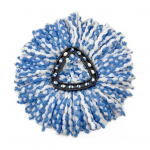 Vastupidav pehme masinpestav p&otilde;randamopilapp Spin Clean t&auml;itepea valge