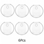 1/2/4/6 tk lame klaasist vaas, seinale riputatav klaasterraarium, istutusmasin, l&auml;bipaistev seinale kinnitatav vaas 6pcs