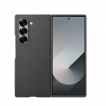 Samsung Galaxy Z Fold6 Z Fold 6 Kindsuit Case Pehme siidise puutega kaitsev nahast kate Grey