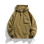 Meeste &otilde;hukesed jakid mantlid Harajuku kapuutsiga pullover jope Meeste tuulejope mantel Meeste v&auml;lisr&otilde;ivad 6XL roheline