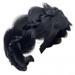 Punutised Juuksepaelad Naiste peapael K&auml;sitsi valmistatud must/looduslik