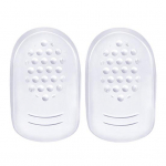 1 paar kontsakaitset, paksendatud elastsed, &uuml;lipehmed, p&otilde;rkekindlad, l&auml;bipaistvad, h&otilde;&otilde;rdumisvastased, n&auml;htamatud, kleepuvad, p&otilde;rutuskindlad, k&otilde;rge kontsaga padjad, kingade aksessuaar S puhas