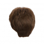 Meeste l&uuml;hike naturaalne lokkis parukas koos tukkidega kohevad k&otilde;rge temperatuuriga kiust meessoost teismelised lainelised mustad pruunid s&uuml;nteetilised juuksed