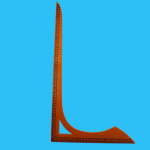 R&otilde;ivaste l&otilde;ikamine Lapikujuline joonlaud Kahe skaala L-kujuline &otilde;mblusjoonistusjoon 55.5*30.7CM