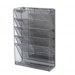 Yousheng A4 seinale kinnitatav failikast 6 kihiga 5 taskuga alumine pesaga failikasti korraldaja Suure mahutavusega failisorteerija h&otilde;be