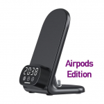 3-in-1 kell Traadita laadimisalus nutitelefoni jaoks Type-C K&otilde;rvaklappide kiirlaadimisjaam iPhone 15 14 13 12 11 Pro Max Airpods jaoks Airpods Version must