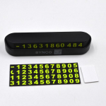 Auto ajutine parkimiskaart Telefoninumbri kaardiplaat Telefoninumber Parkimispeatus Autotarvikud Autokujuline 13x2,5cm roosa