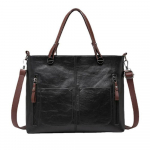 PU-nahast mitme taskuga vintage kandekott Suure mahutavusega &otilde;lakott, reguleeritav &otilde;larihm, multifunktsionaalne ostukott