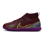 Kylian Mbapp&eacute; x Nike Mercurial Superfly 9 Club TF GS Dark Beetroot Laste tossud Punane University-Blue Elav-Lilla DO9795-694 32
