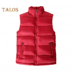 Meeste vest, krae, varrukateta ja taskutega vest, lukuga, soe, mugav sulevest L sinine