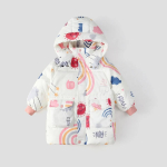 S&uuml;gis- ja talvine t&uuml;drukute moodne keskmise pikkusega paks soe sulejope 140 beež