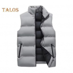 Meeste vest, krae, varrukateta lukuga suletav taskutega vestimantel &Uuml;hev&auml;rviline paksendatud tepitud vestijakk M hall