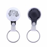 French Spaniel, French Setter, Canadian Setter - keychain with a dog portrait, pendant with the brand's own Art-Dog graphics