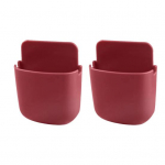 2tk kaugjuhtimispuldi hoidik seinakinnitus ilma puurita kaasaegne teler kliimaseade kaugsalvestuskarp Pliiatsi korraldaja mobiiltelefoni laadimisriist Kodukontor sinine