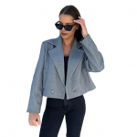 S&uuml;gis Talv Naiste Jakk Inglise Stiilis Lai L&otilde;ige Kahe N&ouml;&ouml;biga Kinnitus &Uuml;hev&auml;rviline Paks Pikkade Varrukatega Allap&ouml;&ouml;ratud Kraega Igap&auml;evane Vabaaja V&auml;lisjakk M