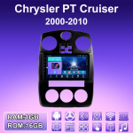2 DIN Android Carplay autoraadio Chrysler PT Cruiserile 2000-2010 Multimeediam&auml;ngija Peaseade Stereo GPS Navigatsioon BT WIFI 4+64GB 1+16GB