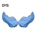 Kids Angel Wings T&uuml;drukute printsessi kost&uuml;&uuml;m, reguleeritav sulgedega haldjatiivad, Cosplay lavaesinemisrekvisiit Halloweeni pidudeks roosa punane v&auml;rv